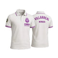 Coaches Polo – White/Pink